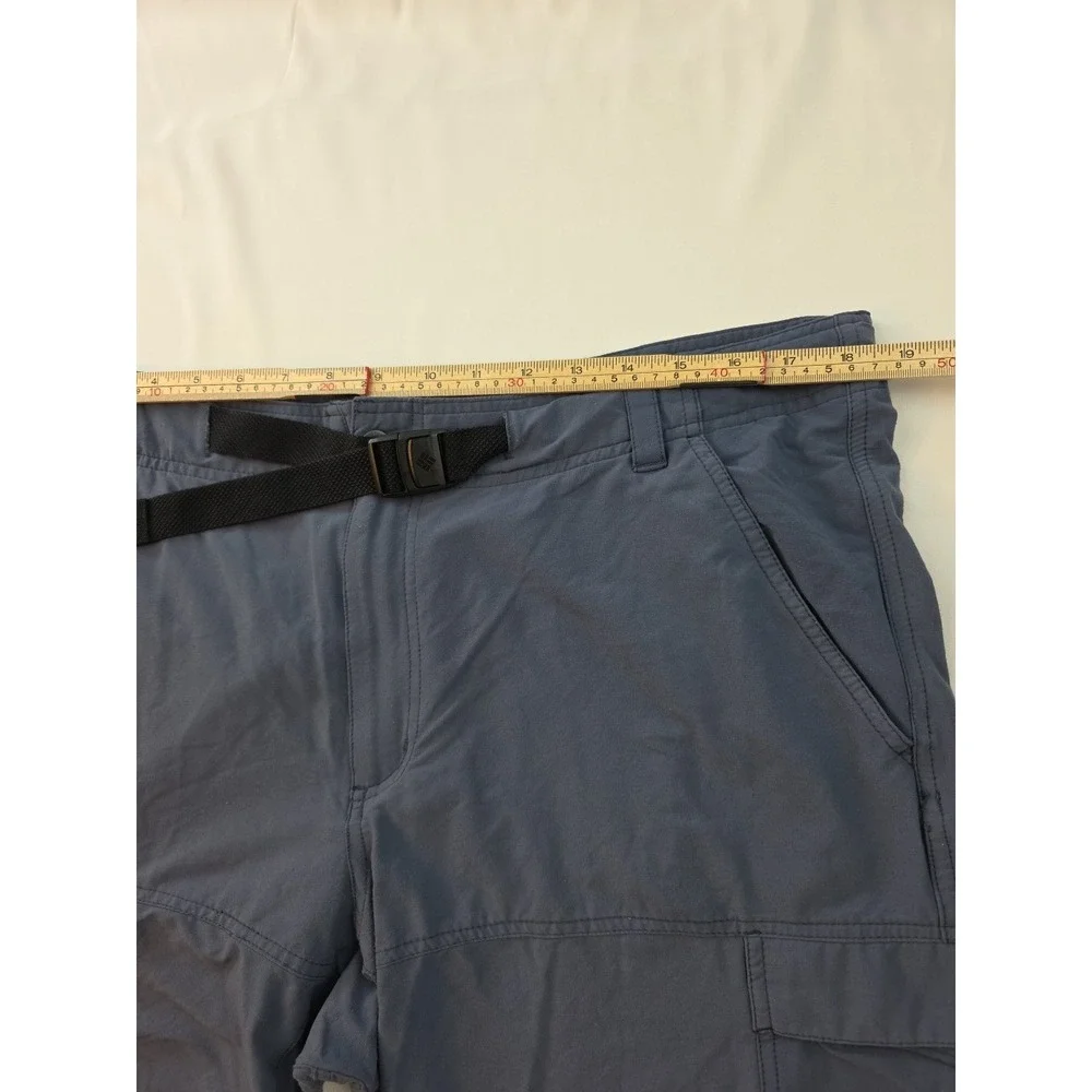 Columbia Shorts Mens 30 Grey Omni Shield Advanced Repellency Cargo Belted Hiking